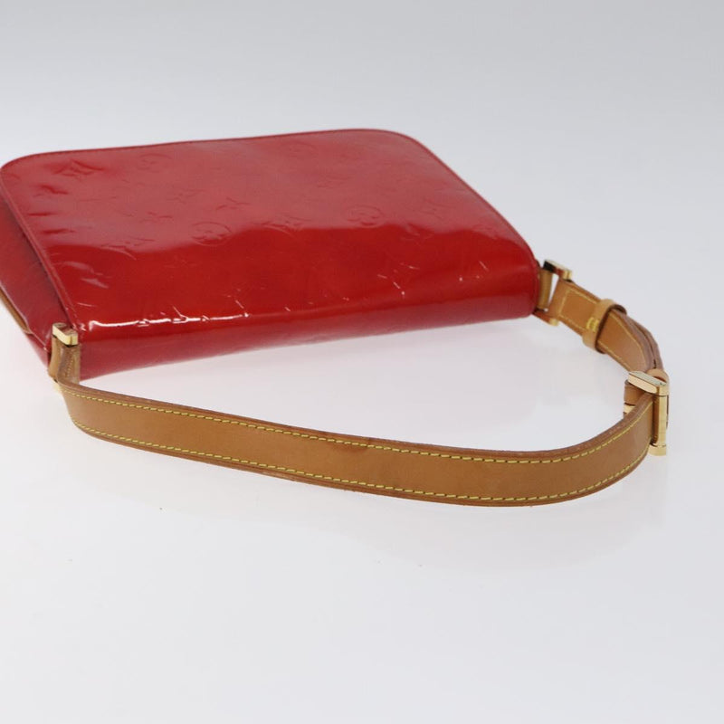 LOUIS VUITTON Monogram Vernis Thompson Street Bag Red M91094 LV Auth 119080