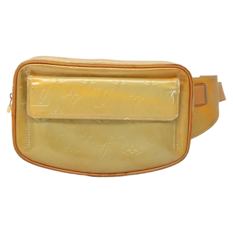 LOUIS VUITTON Monogram Vernis Fulton Waist bag Gris M91041 LV Auth 119081