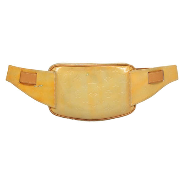 LOUIS VUITTON Monogram Vernis Fulton Waist bag Gris M91041 LV Auth 119081