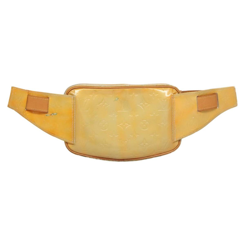LOUIS VUITTON Monogram Vernis Fulton Waist bag Gris M91041 LV Auth 119081