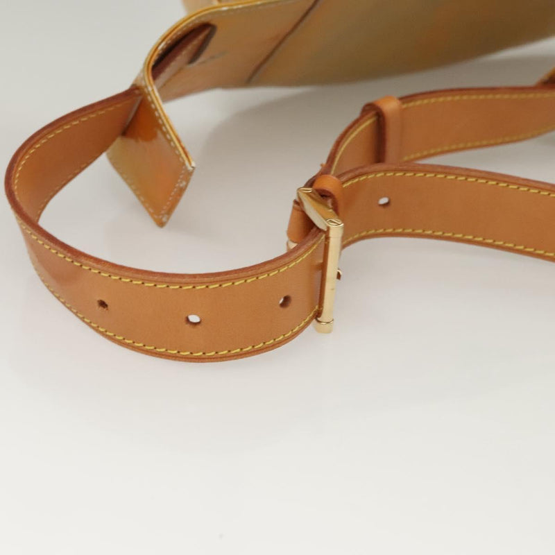 LOUIS VUITTON Monogram Vernis Fulton Waist bag Gris M91041 LV Auth 119081