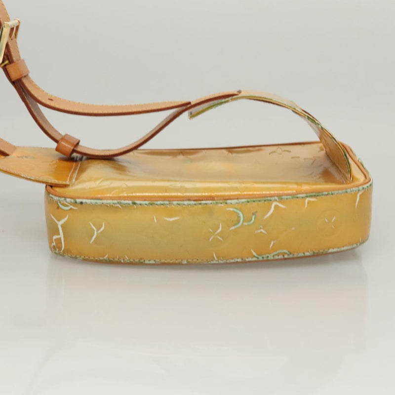 LOUIS VUITTON Monogram Vernis Fulton Waist bag Gris M91041 LV Auth 119081