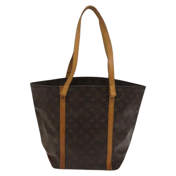 LOUIS VUITTON Monogram Sac Shopping Tote Bag M51108 LV Auth 119108