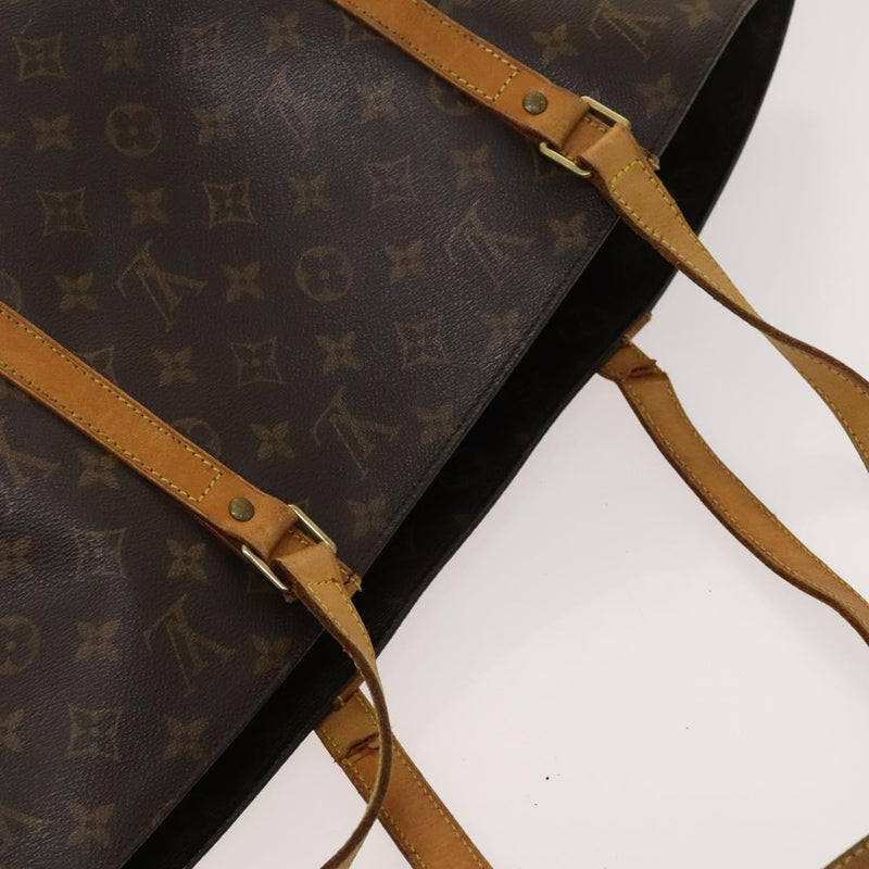 LOUIS VUITTON Monogram Sac Shopping Tote Bag M51108 LV Auth 119108
