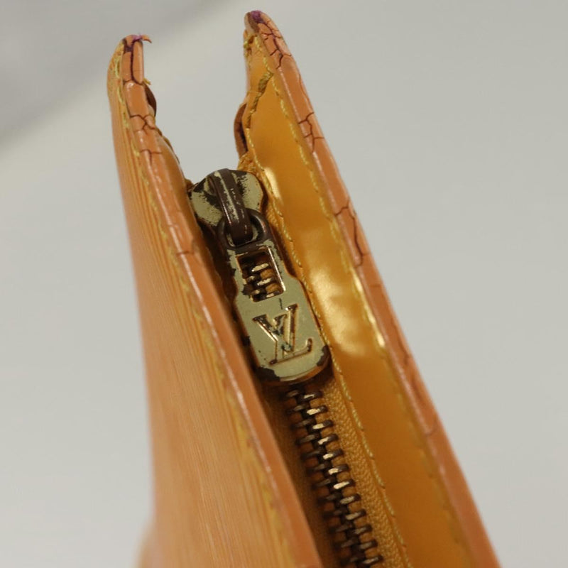 LOUIS VUITTON Epi Saint Jacques Hand Bag Yellow M52279 LV Auth 119121