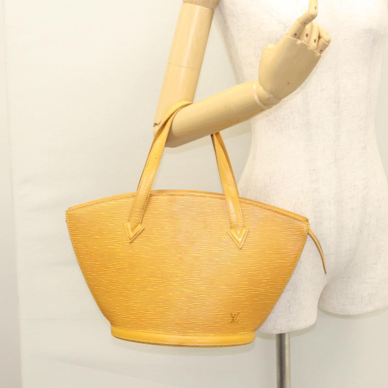LOUIS VUITTON Epi Saint Jacques Hand Bag Yellow M52279 LV Auth 119121