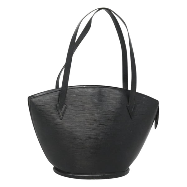 LOUIS VUITTON Epi Saint Jacques Shopping Shoulder Bag Black M52262 Auth 119122