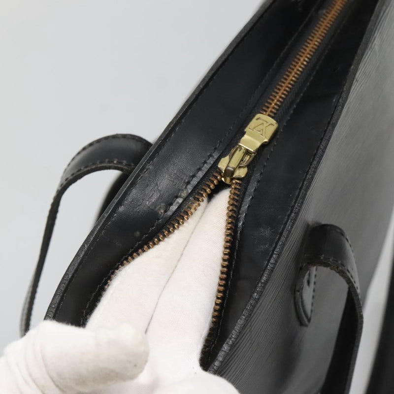 LOUIS VUITTON Epi Saint Jacques Shopping Shoulder Bag Black M52262 Auth 119122
