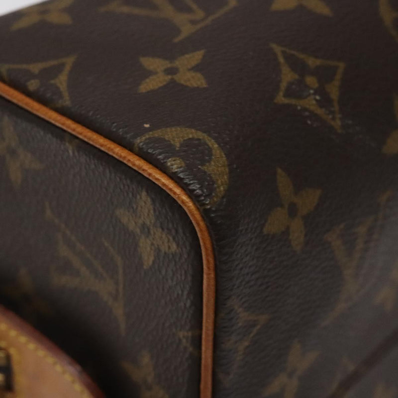 LOUIS VUITTON Monogram Trousse Patte Pression Cosmetic Pouch M47636 Auth 119176