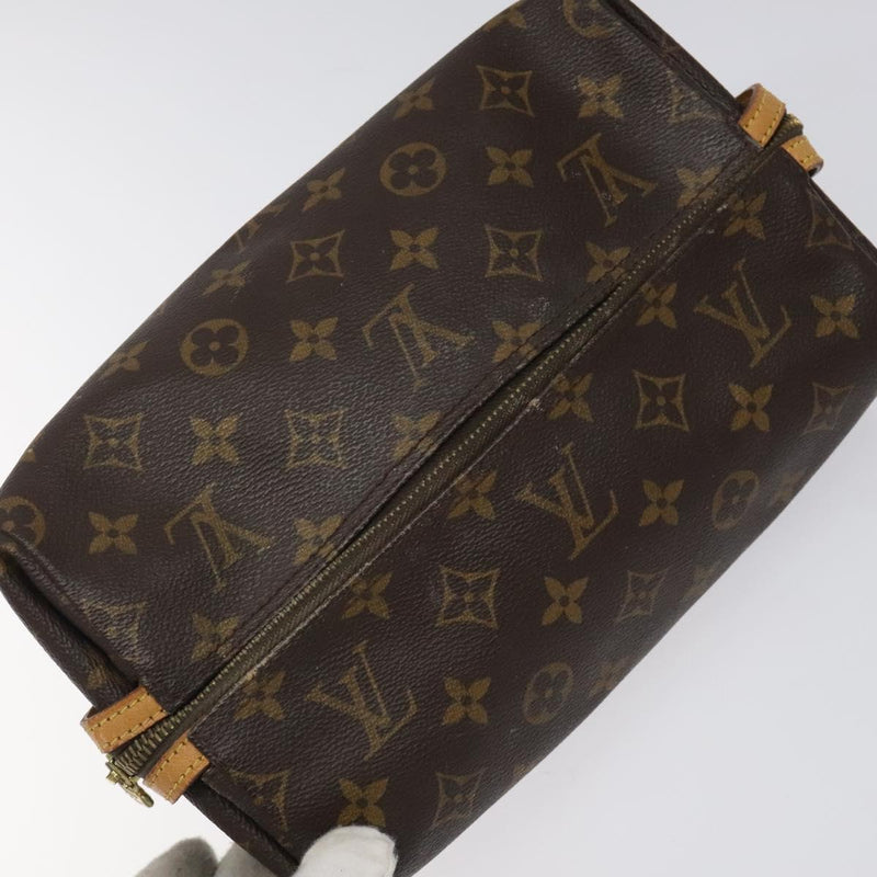 LOUIS VUITTON Monogram Trousse Patte Pression Cosmetic Pouch M47636 Auth 119176