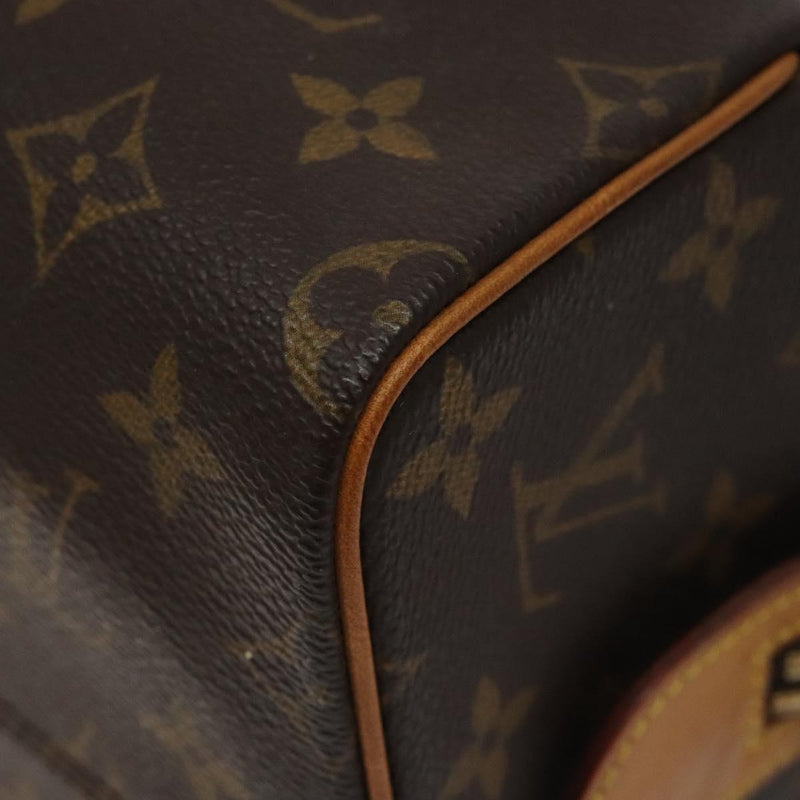 LOUIS VUITTON Monogram Trousse Patte Pression Cosmetic Pouch M47636 Auth 119176