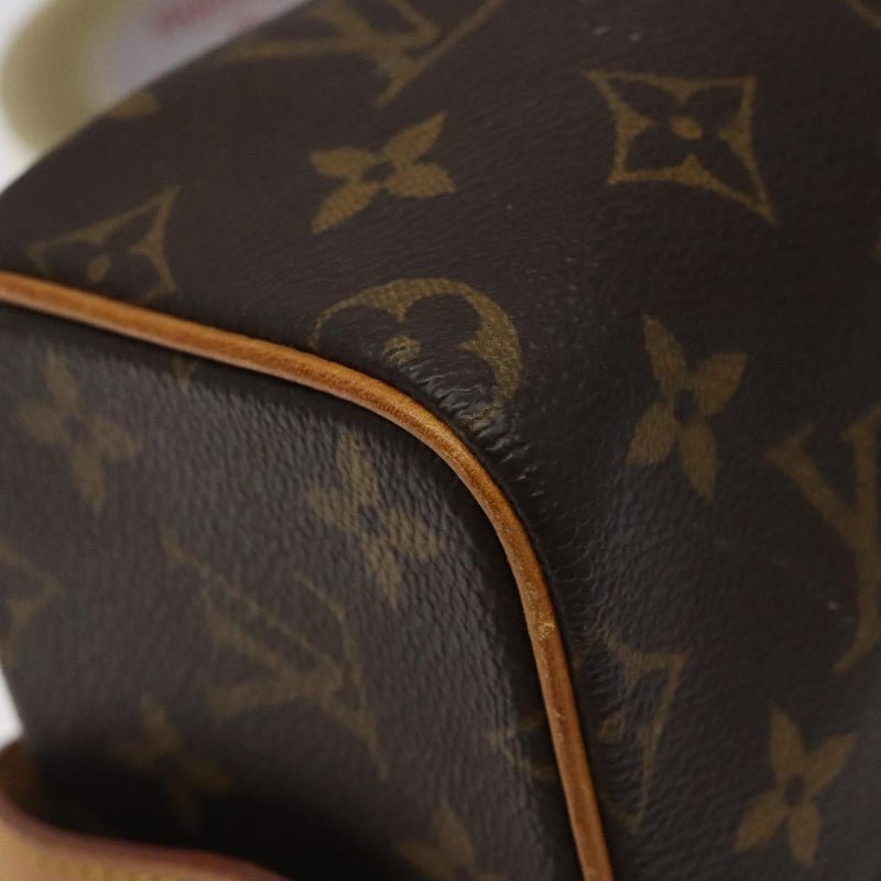 LOUIS VUITTON Monogram Trousse Patte Pression Cosmetic Pouch M47636 Auth 119176
