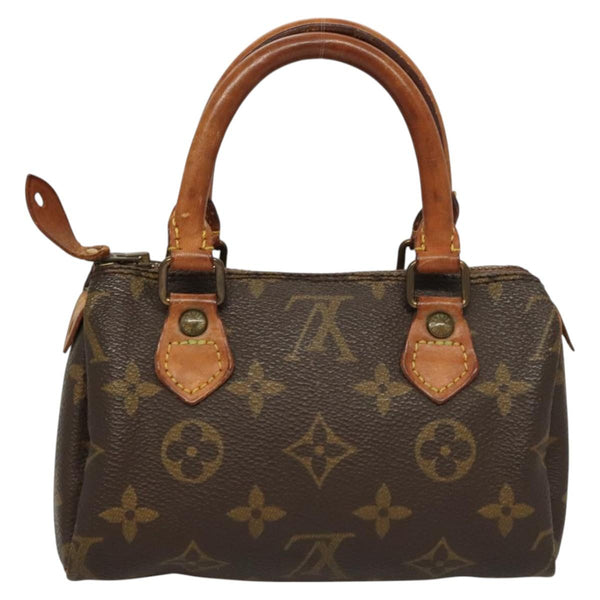 LOUIS VUITTON Monogram Mini Speedy Hand Bag Vintage M41534 LV Auth 119177