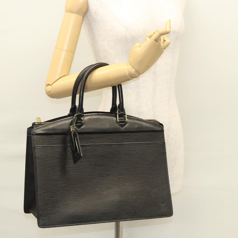 LOUIS VUITTON Epi Riviera Hand Bag Noir Black M48182 LV Auth 119200