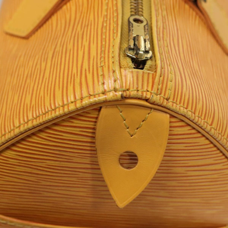 LOUIS VUITTON Epi Speedy 25 Hand Bag Tassili Yellow M43019 LV Auth 119201