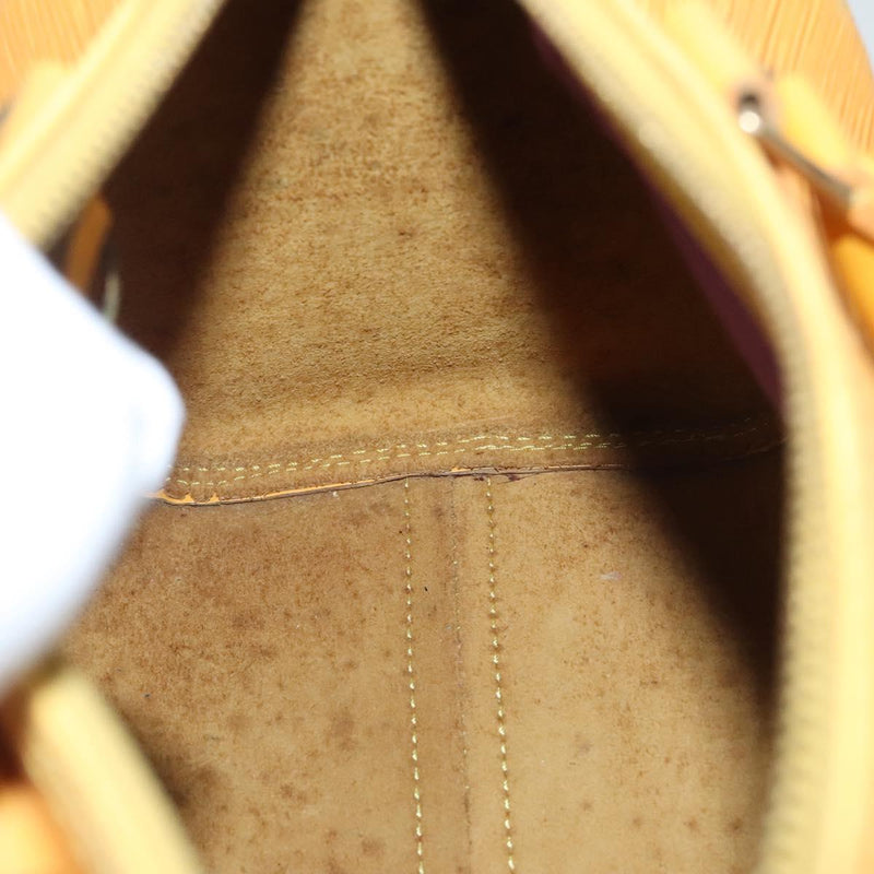 LOUIS VUITTON Epi Speedy 25 Hand Bag Tassili Yellow M43019 LV Auth 119201