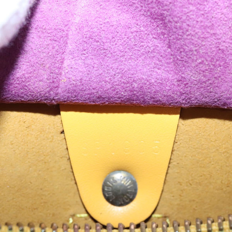 LOUIS VUITTON Epi Speedy 25 Hand Bag Tassili Yellow M43019 LV Auth 119201