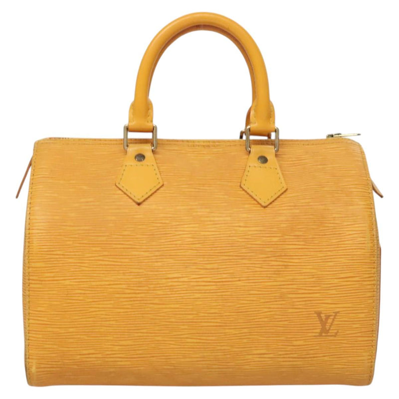 LOUIS VUITTON Epi Speedy 25 Hand Bag Tassili Yellow M43019 LV Auth 119201