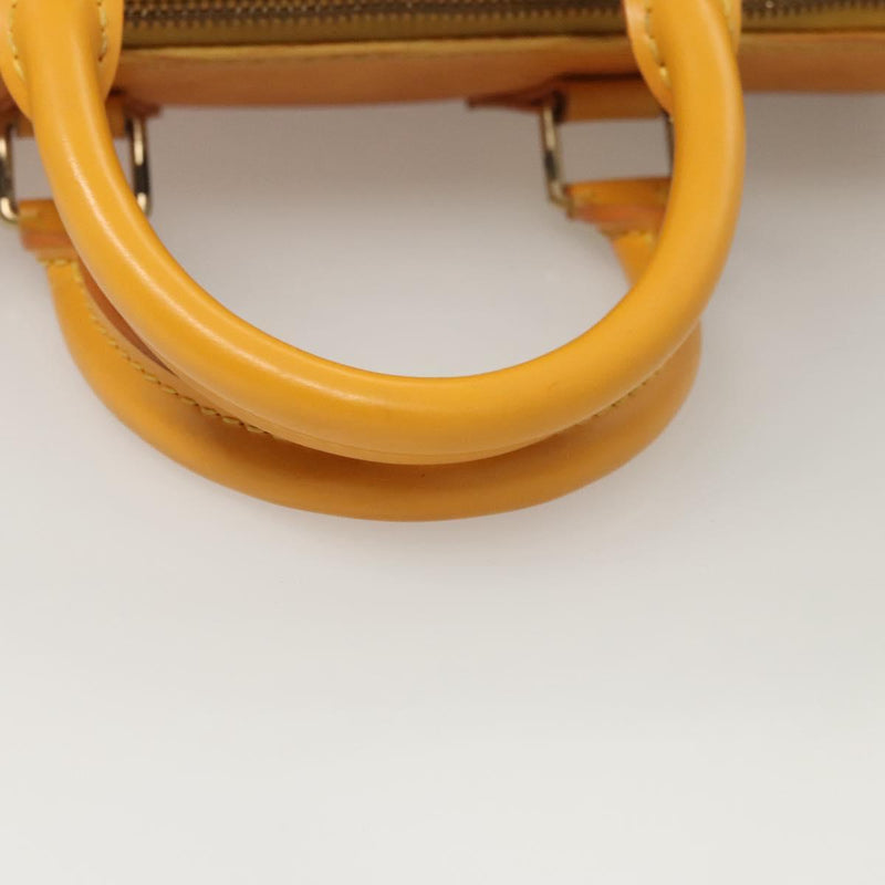 LOUIS VUITTON Epi Speedy 25 Hand Bag Tassili Yellow M43019 LV Auth 119201