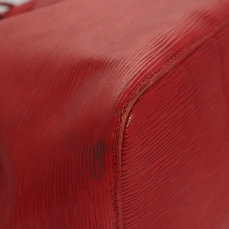 LOUIS VUITTON Epi Petit Noe Shoulder Bag Red M44107 LV Auth 119202