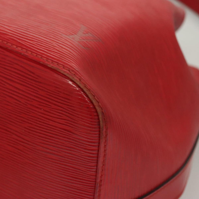 LOUIS VUITTON Epi Petit Noe Shoulder Bag Red M44107 LV Auth 119202