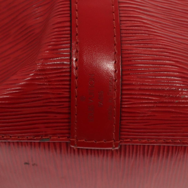 LOUIS VUITTON Epi Petit Noe Shoulder Bag Red M44107 LV Auth 119202