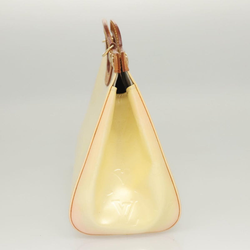 LOUIS VUITTON Monogram Vernis Roxbury Drive Hand Bag Perle M91374 LV Auth 119205