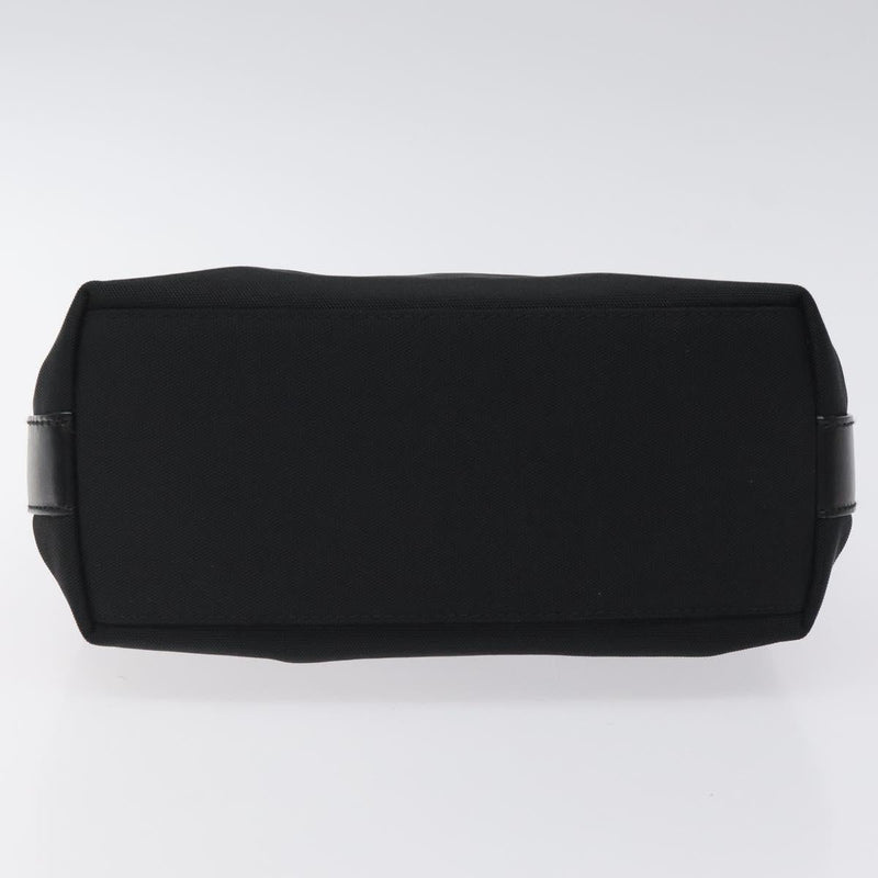 GUCCI Hand Bag Nylon Black Silver 000 0601 Auth 119331