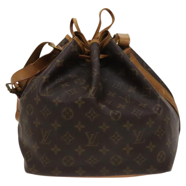 LOUIS VUITTON Monogram Petit Noe Shoulder Bag M42226 LV Auth 119341