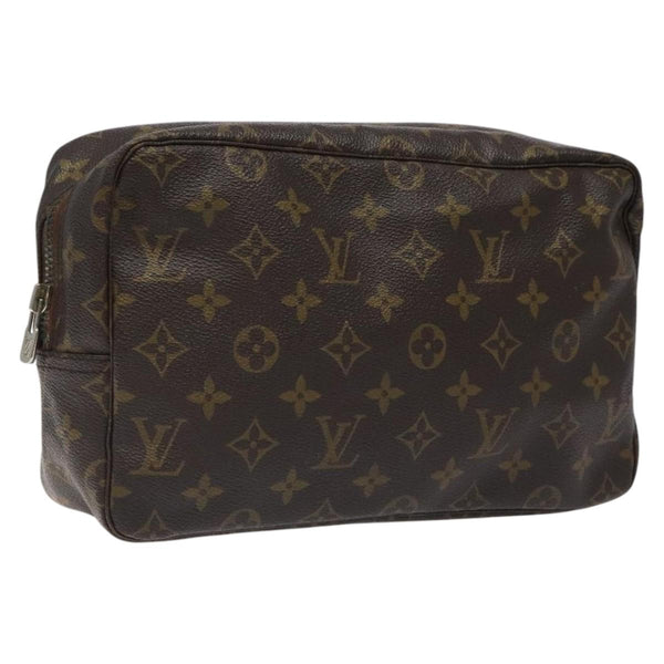 LOUIS VUITTON Monogram Trousse Toilette 28 Clutch Bag M47522 LV Auth 119356