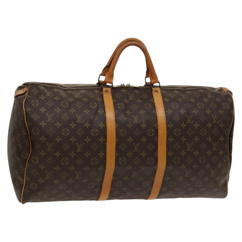 LOUIS VUITTON Monogram Keepall 60 Boston Bag M41422 LV Auth 119380