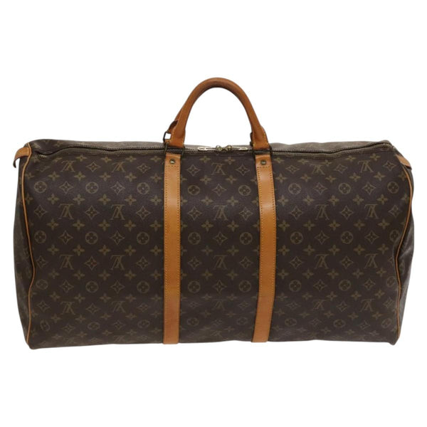 LOUIS VUITTON Monogram Keepall 60 Boston Bag M41422 LV Auth 119380