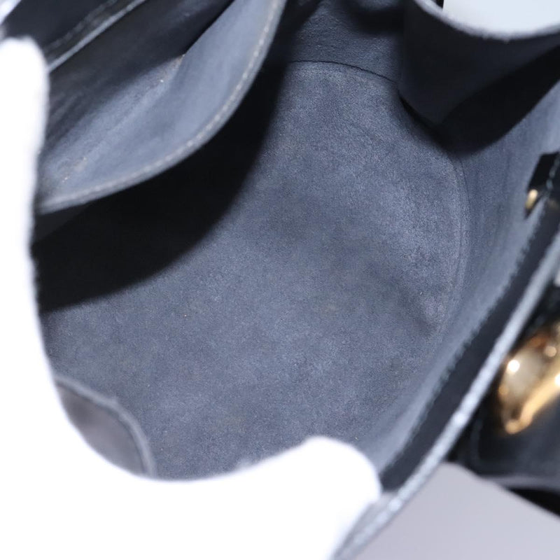 LOUIS VUITTON Epi Cluny Shoulder Bag Black M52252 LV Auth 119396