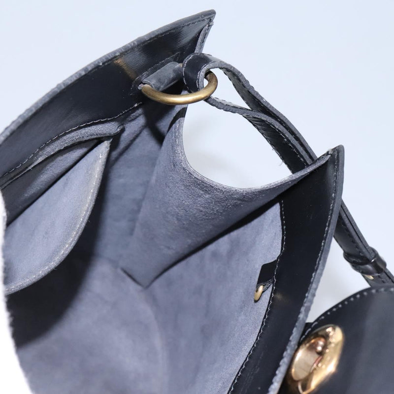 LOUIS VUITTON Epi Cluny Shoulder Bag Black M52252 LV Auth 119396
