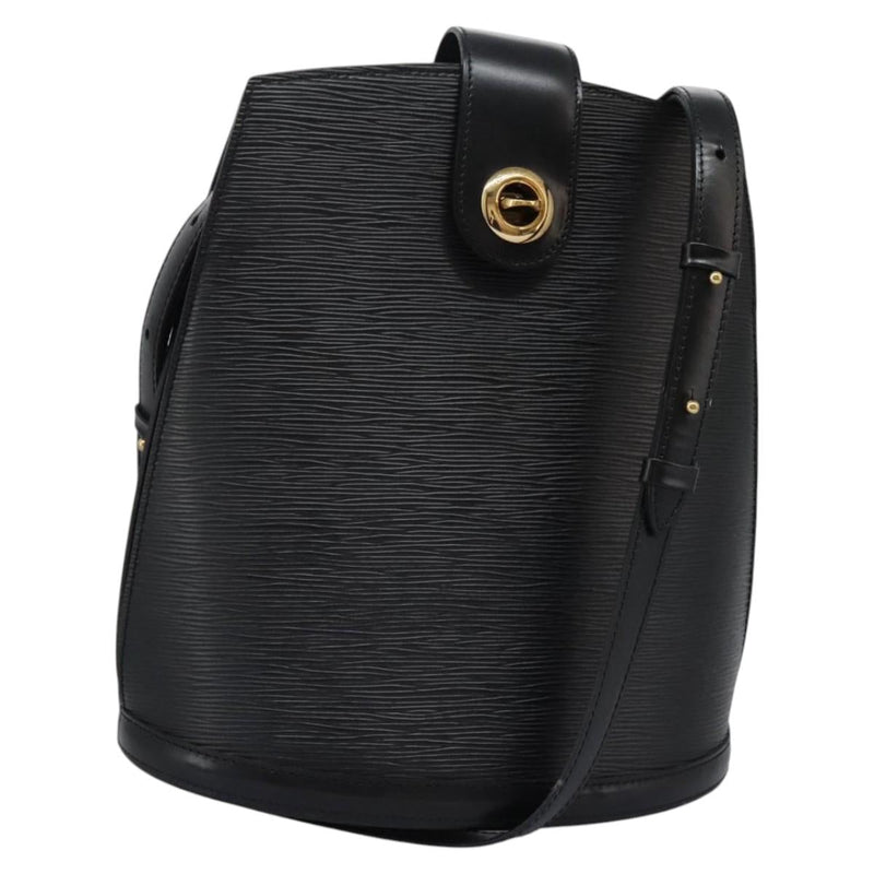 LOUIS VUITTON Epi Cluny Shoulder Bag Black M52252 LV Auth 119396