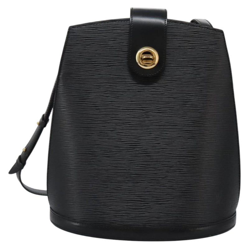 LOUIS VUITTON Epi Cluny Shoulder Bag Black M52252 LV Auth 119396