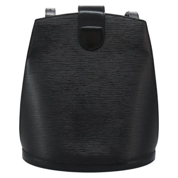LOUIS VUITTON Epi Cluny Shoulder Bag Black M52252 LV Auth 119396