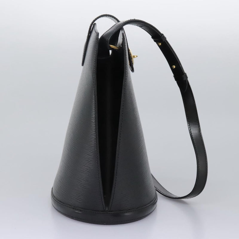 LOUIS VUITTON Epi Cluny Shoulder Bag Black M52252 LV Auth 119396