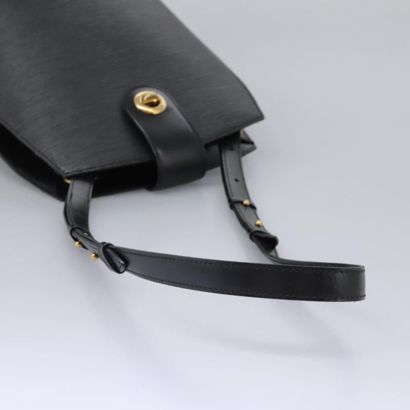 LOUIS VUITTON Epi Cluny Shoulder Bag Black M52252 LV Auth 119396