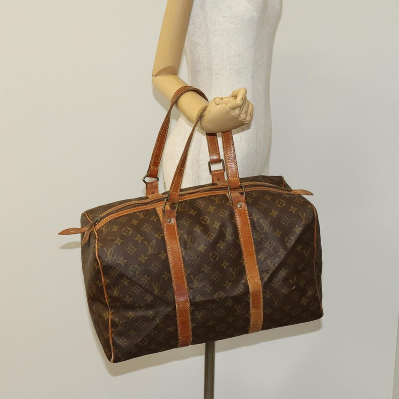 LOUIS VUITTON Monogram Sac Souple 45 Boston Bag M41624 LV Auth 119419