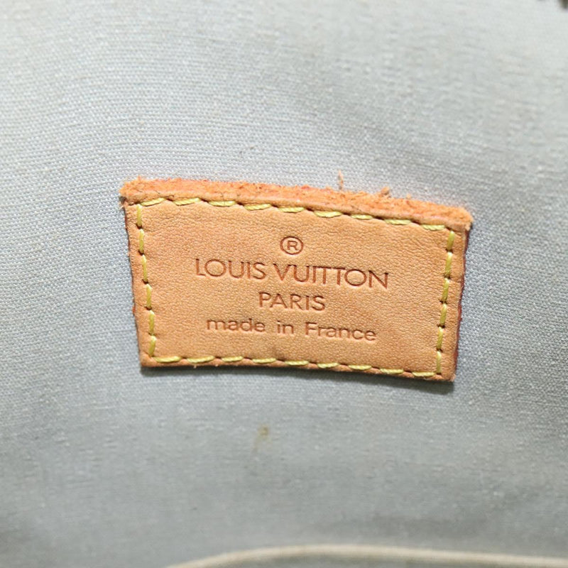 LOUIS VUITTON Monogram Vernis Brentwood Shoulder Bag Perle M91512 LV Auth 119439