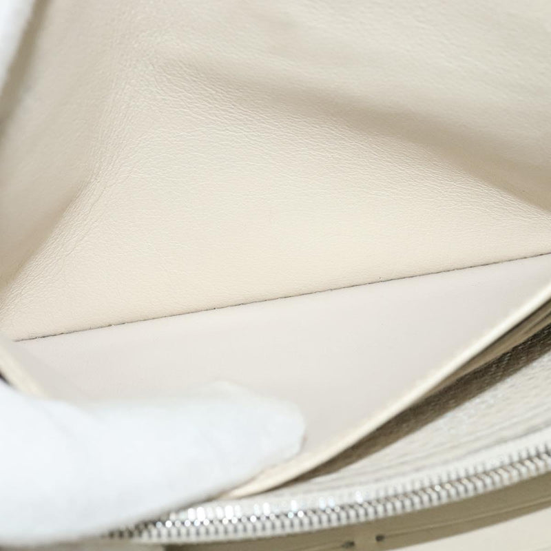 LOUIS VUITTON Mahina Portefeuille Iris Wallet White M58159 LV Auth 119483