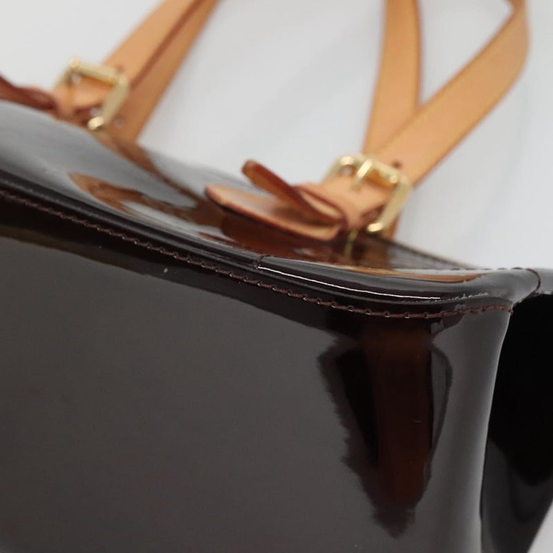 LOUIS VUITTON Monogram Vernis Rosewood Avenue Bag Amarante M93510 Auth 119503