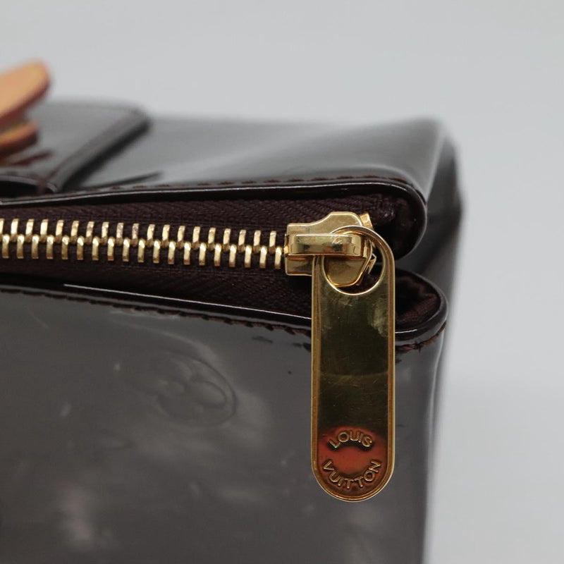 LOUIS VUITTON Monogram Vernis Rosewood Avenue Bag Amarante M93510 Auth 119503