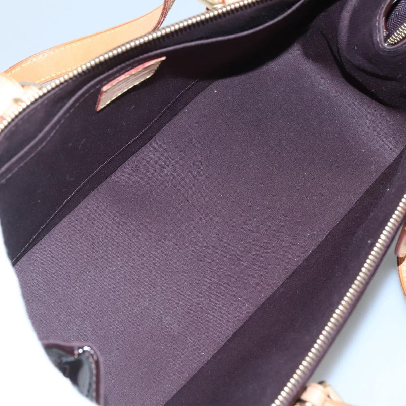 LOUIS VUITTON Monogram Vernis Rosewood Avenue Bag Amarante M93510 Auth 119503