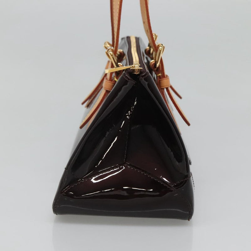 LOUIS VUITTON Monogram Vernis Rosewood Avenue Bag Amarante M93510 Auth 119503