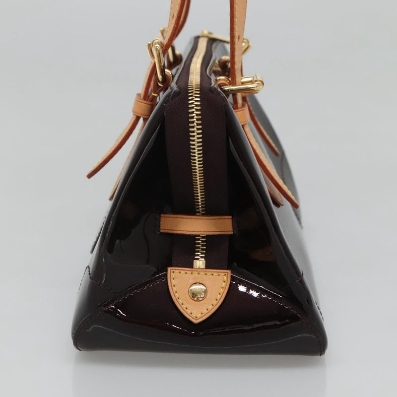 LOUIS VUITTON Monogram Vernis Rosewood Avenue Bag Amarante M93510 Auth 119503