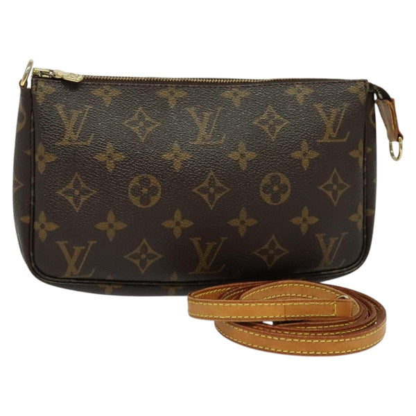 LOUIS VUITTON Monogram Pochette Accessoires Pouch M51980 LV Auth 119523