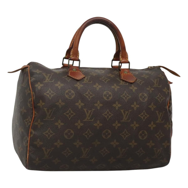 LOUIS VUITTON Monogram Speedy 30 Hand Bag M41526 LV Auth 119528