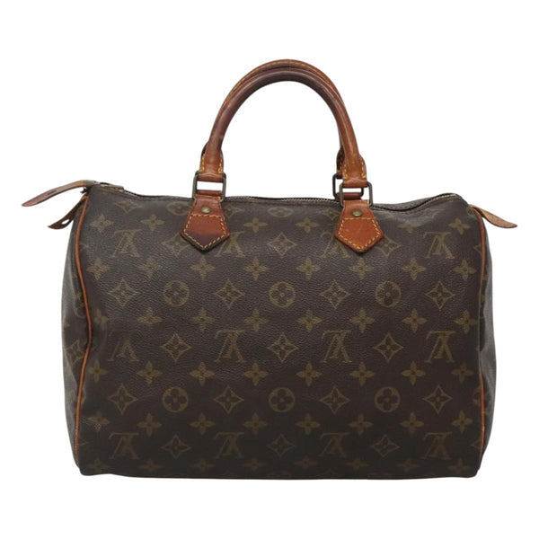 LOUIS VUITTON Monogram Speedy 30 Hand Bag M41526 LV Auth 119528